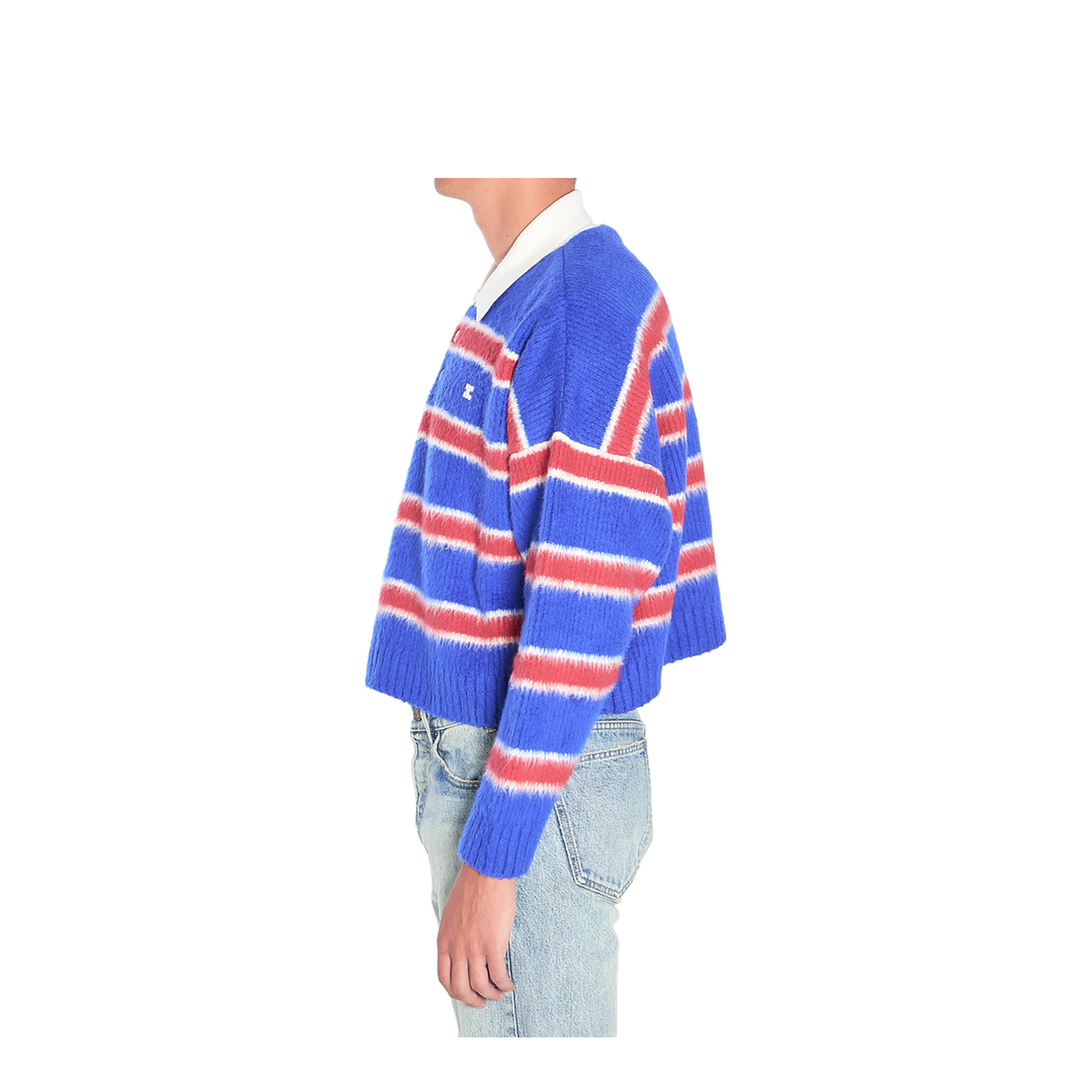 MAYFEYR - Celine - Striped Polo-Style Knit - RY0FQ0ZQJGBT8