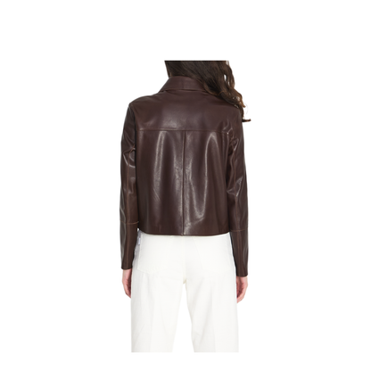 MAYFEYR - Arma - Brown Vintage Leather Jacket - 020L26105202MUDBROWN