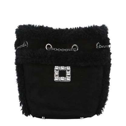 Très Backpack in Suede and Shearling