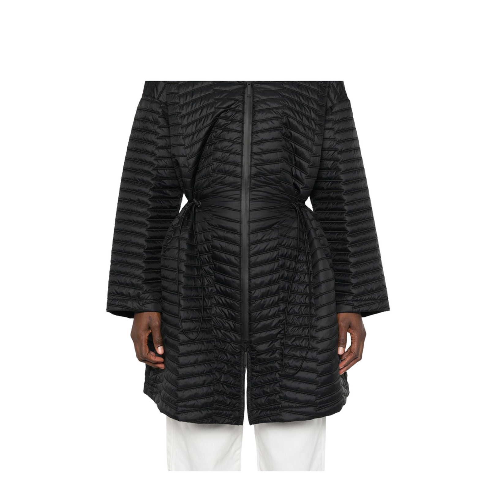 Nylon Midi Coat