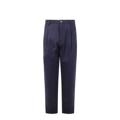 DOUBLE PIENCES CHINO TROUSERS BLACK