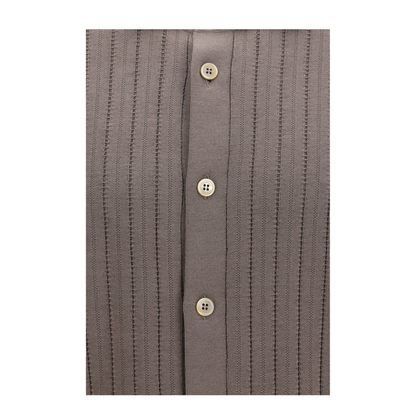 MAYFEYR - Brunello Cucinelli - Cotton Ribbed Knit Shirt - M29204006