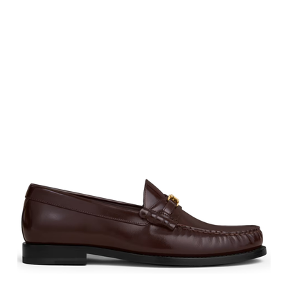 Luco Loafer in Polished Bullskin - Dark Brown