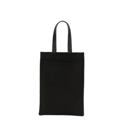 Cotton Linen Tote - Black