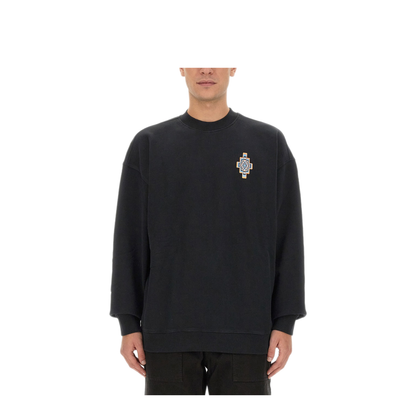 MAYFEYR - MARCELO BURLON COUNTY OF MILAN - Optical Cross Sweatshirt - CMBA097F23FLE0021033
