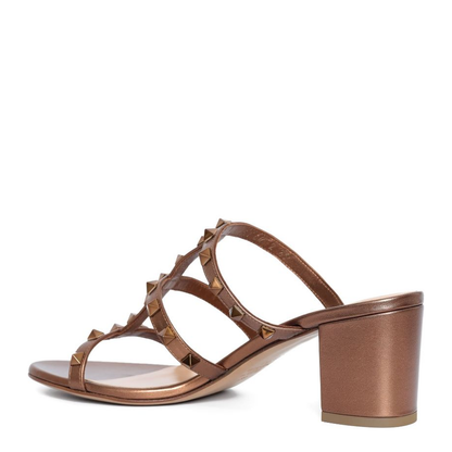 Rockstud Leather Sandals