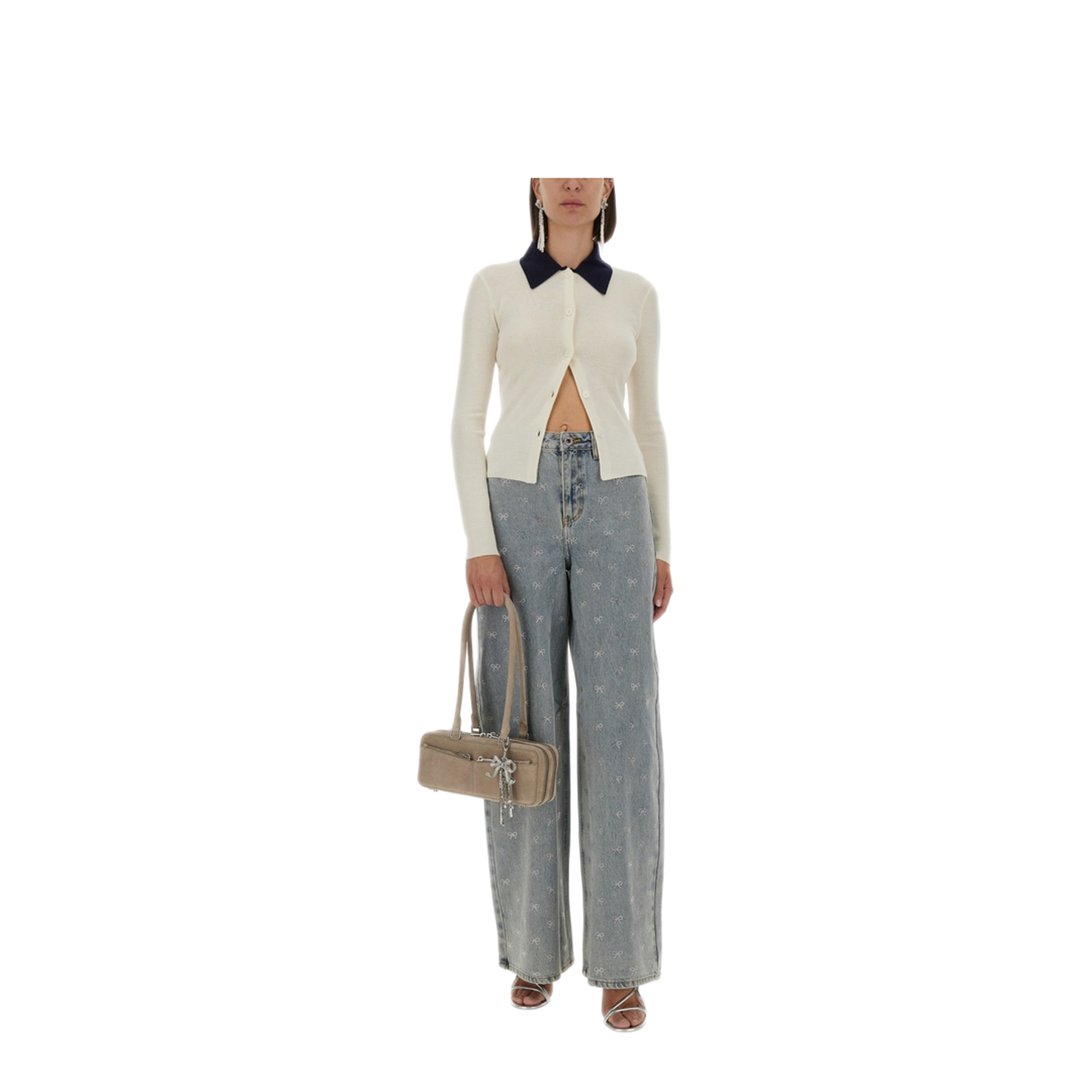 MAYFEYR - Self Portrait - Merino Wool Cardigan - PF25097CCCREAM