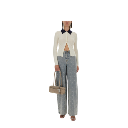 MAYFEYR - Self Portrait - Merino Wool Cardigan - PF25097CCCREAM