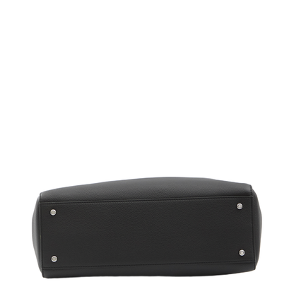 Eleanor Soft Satchel Black