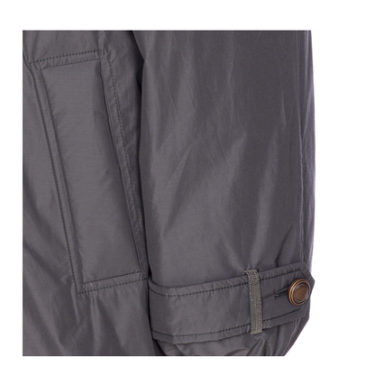 Double Breast Down Jacket - Grey