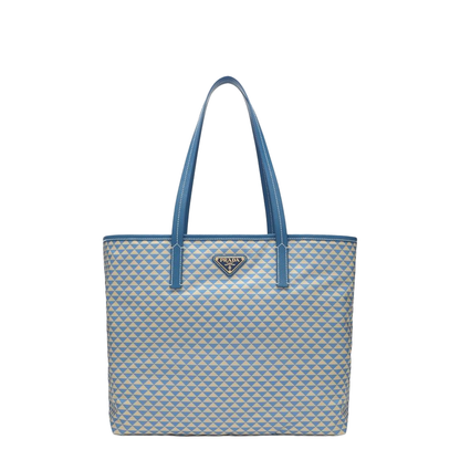 Light Blue Bag in Printed Re-Nylon