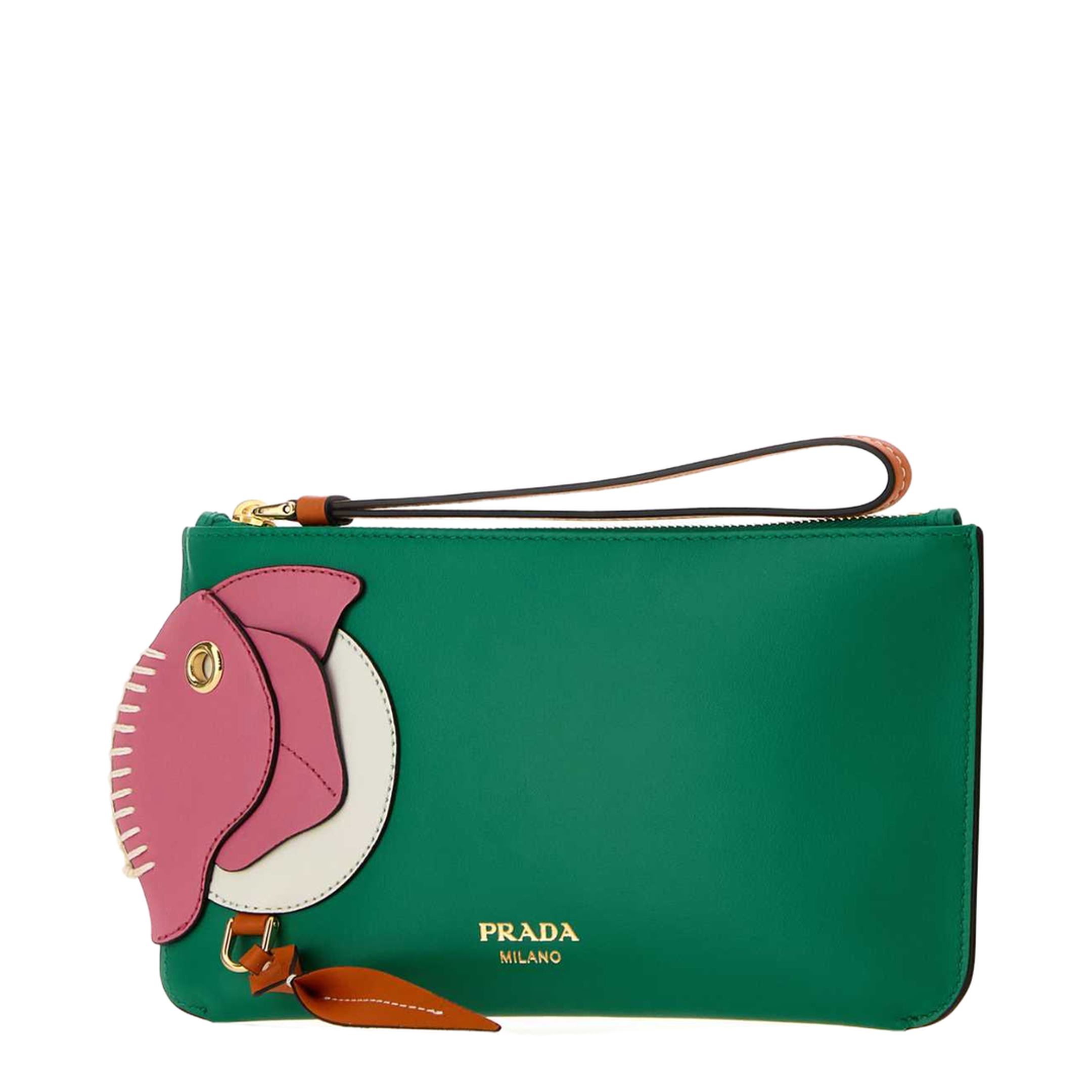 MAYFEYR - Prada - Green Leather Pouch - 1MB0802G5VF05IC