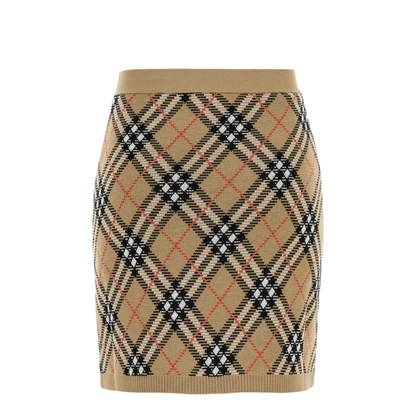 MAYFEYR - Burberry - Embroidered Wool Blend Mini Skirt - 8110604C1309