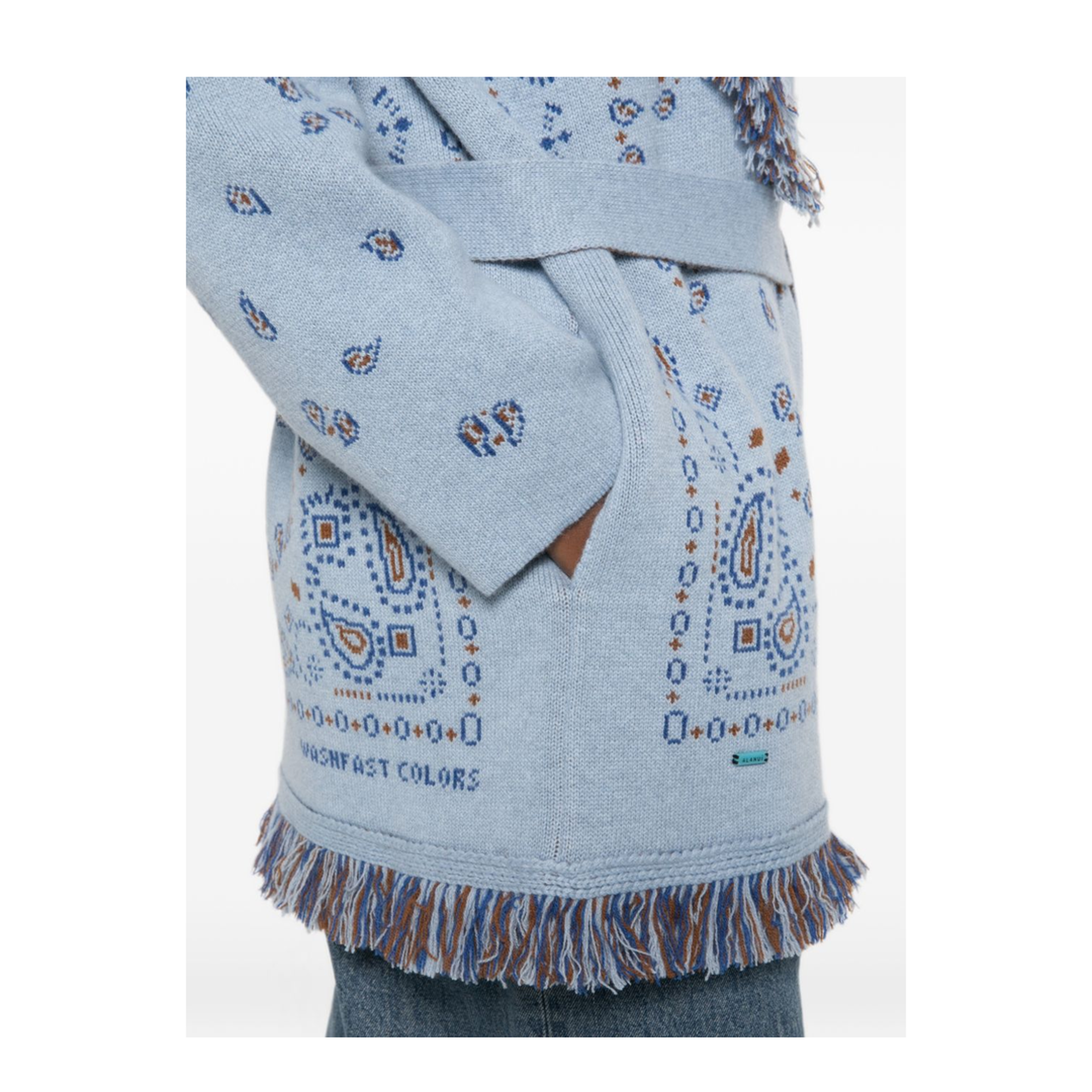 MAYFEYR - Alanui - Sweaters Light Blue - LWHB064E26KNI0024284