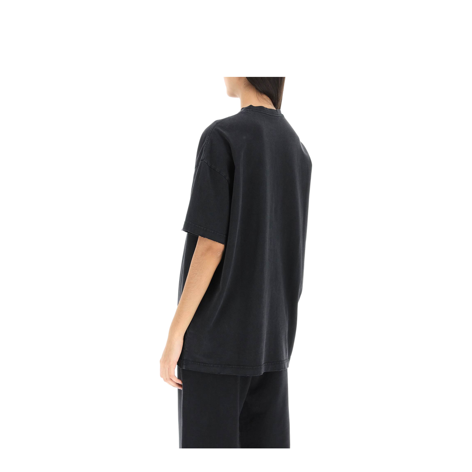 Black Cotton T-Shirt