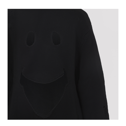 MAYFEYR - Moschino - Smile Cropped Sweater - 252D092254050555