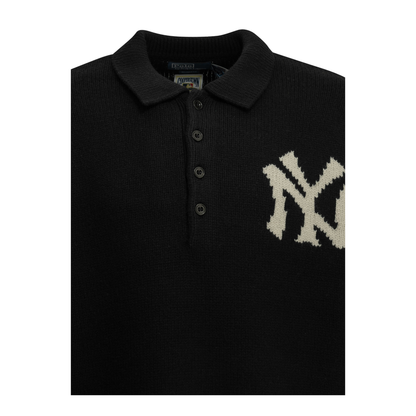 MAYFEYR - Polo Ralph Lauren - Yankees Polo Sweater - 710B27173001POLOBLACKMULTI