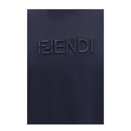 MAYFEYR - Fendi - Cotton T-Shirt With Embroidered Logo - FY1319AY0G