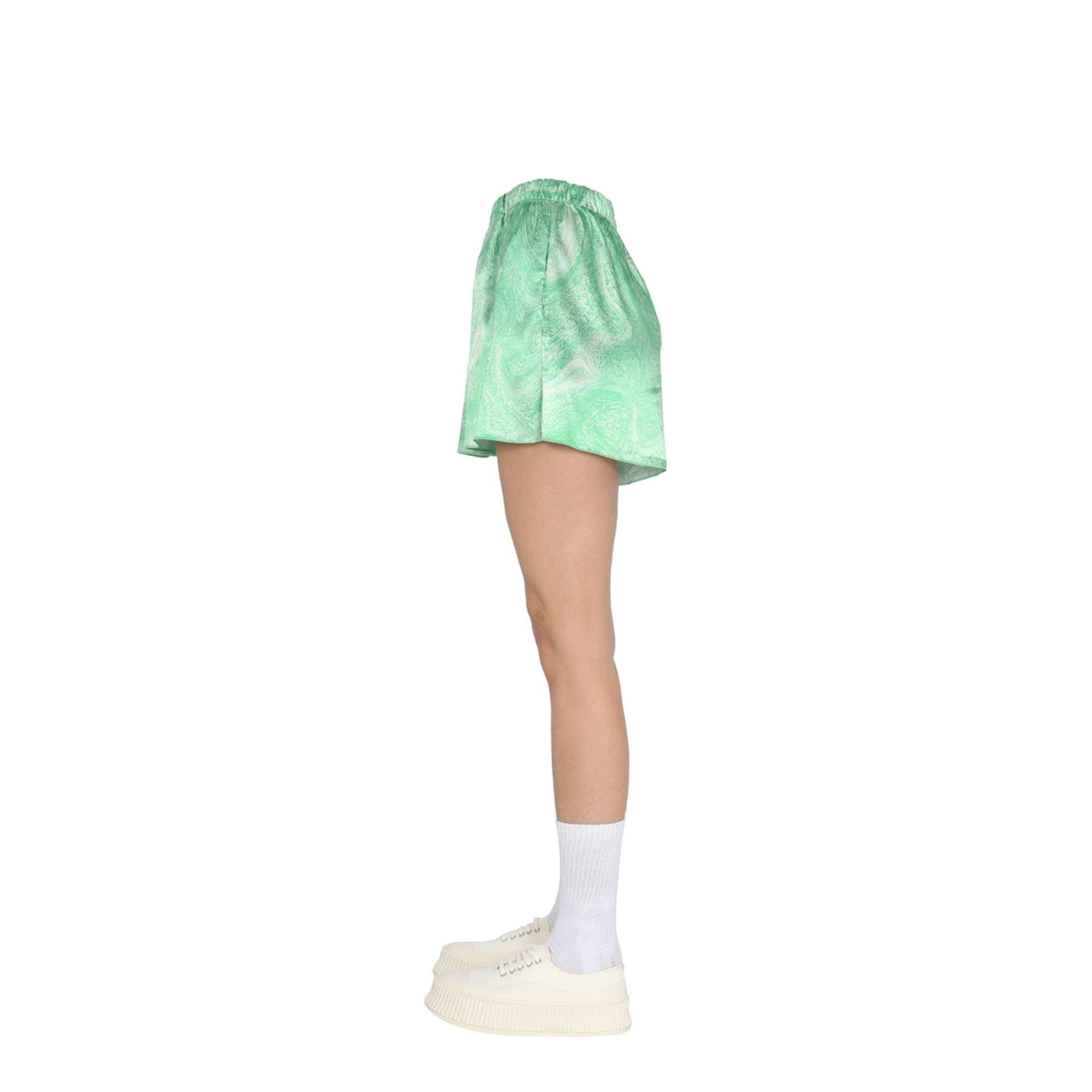 MAYFEYR - OPENING CEREMONY - Marble Effect Shorts - YWCB002S21FAB0025504