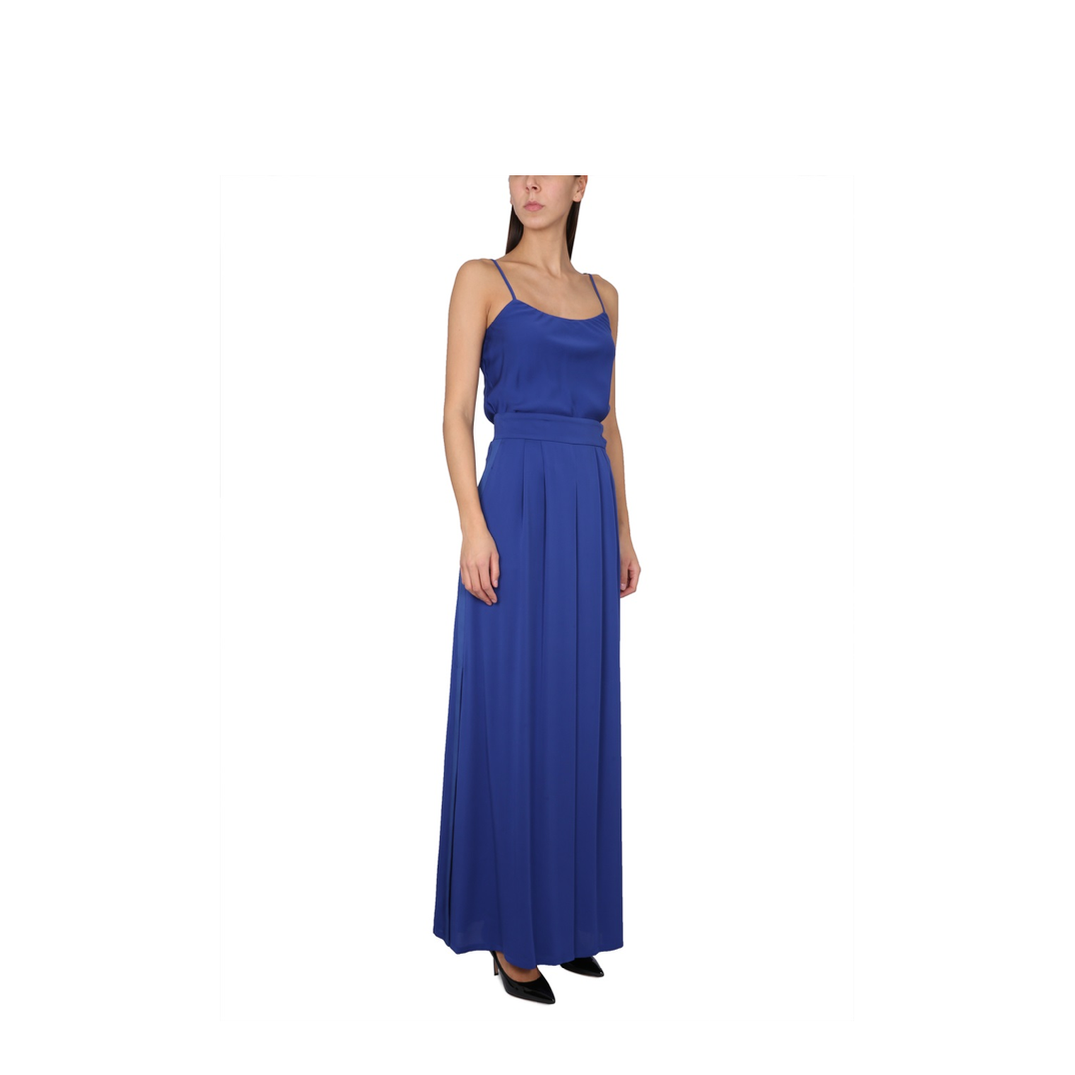 Silk Charmeuse Tuxedo Top