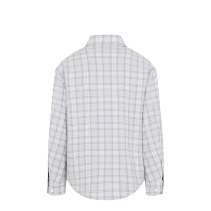 MAYFEYR - Off-White - Flannel Wool Overshirt Padded Coat - 44MES01FF26F001050