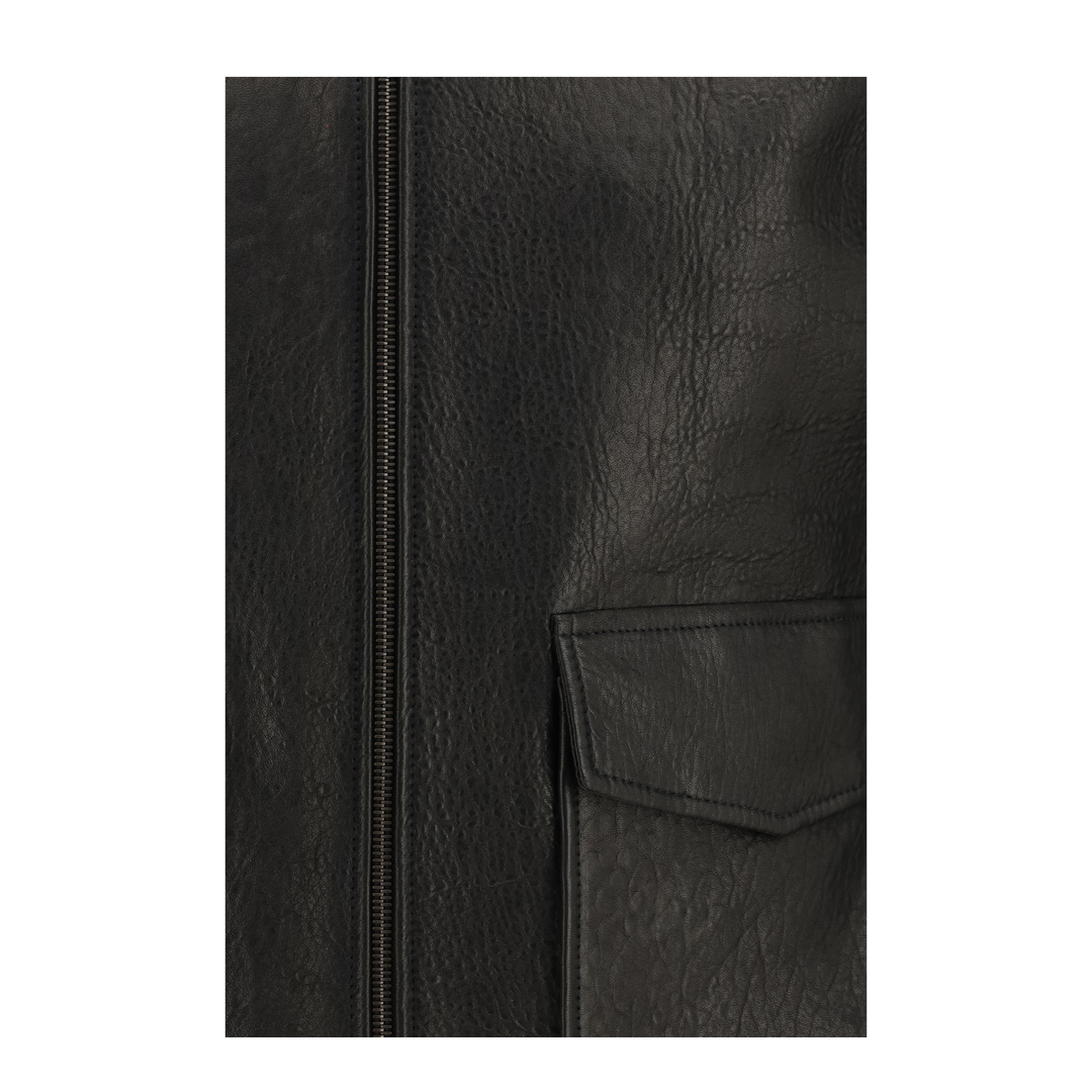 MAYFEYR - Saint Laurent - Short Lamb Leather Jacket With Pointed Collar - 859948YCNF2