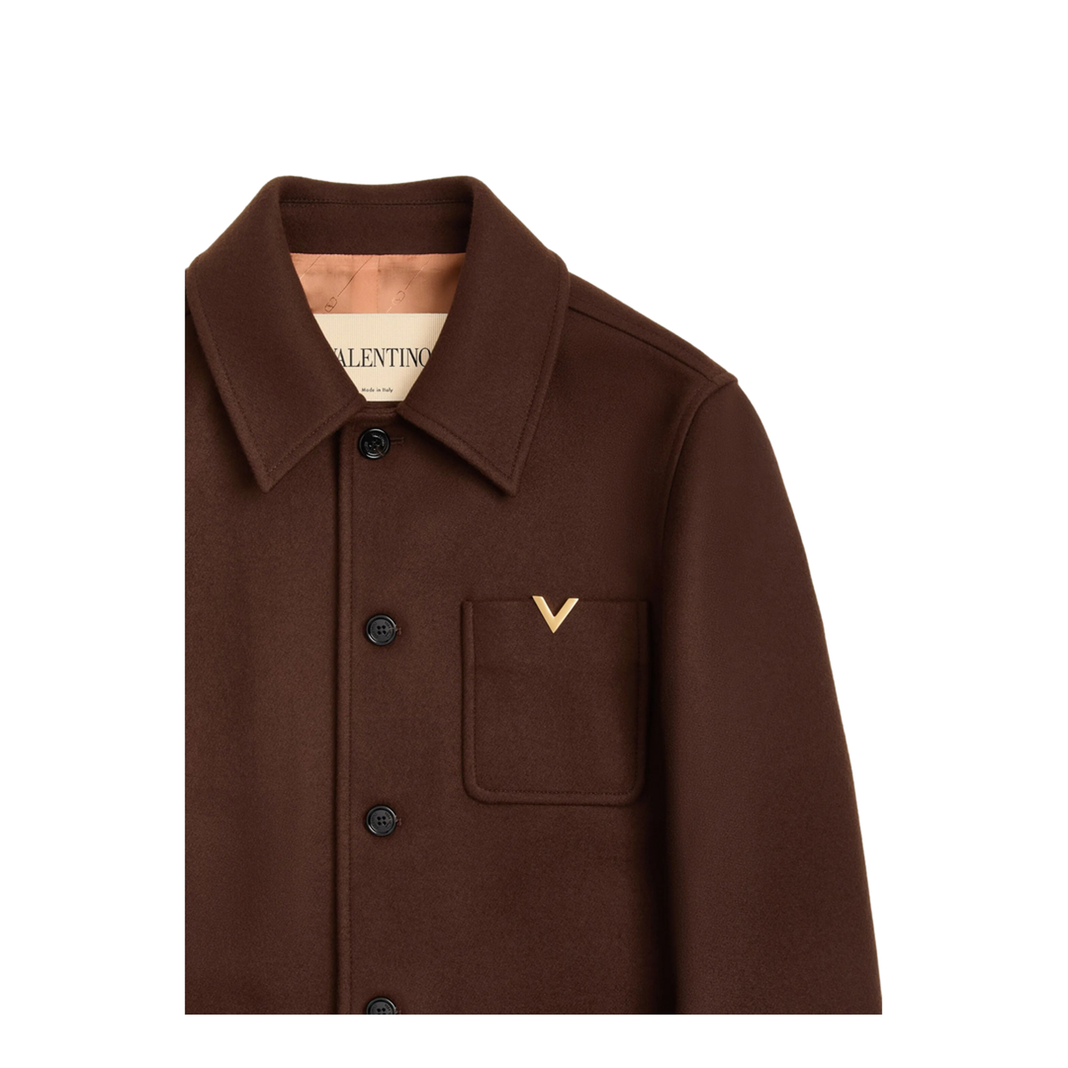 MAYFEYR - Valentino - Wool Jacket With Vgold - VCJH44BKA