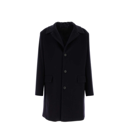 MAYFEYR - Prada - Midnight Blue Wool Blend Coat - UC514GSOOO15LHF0008