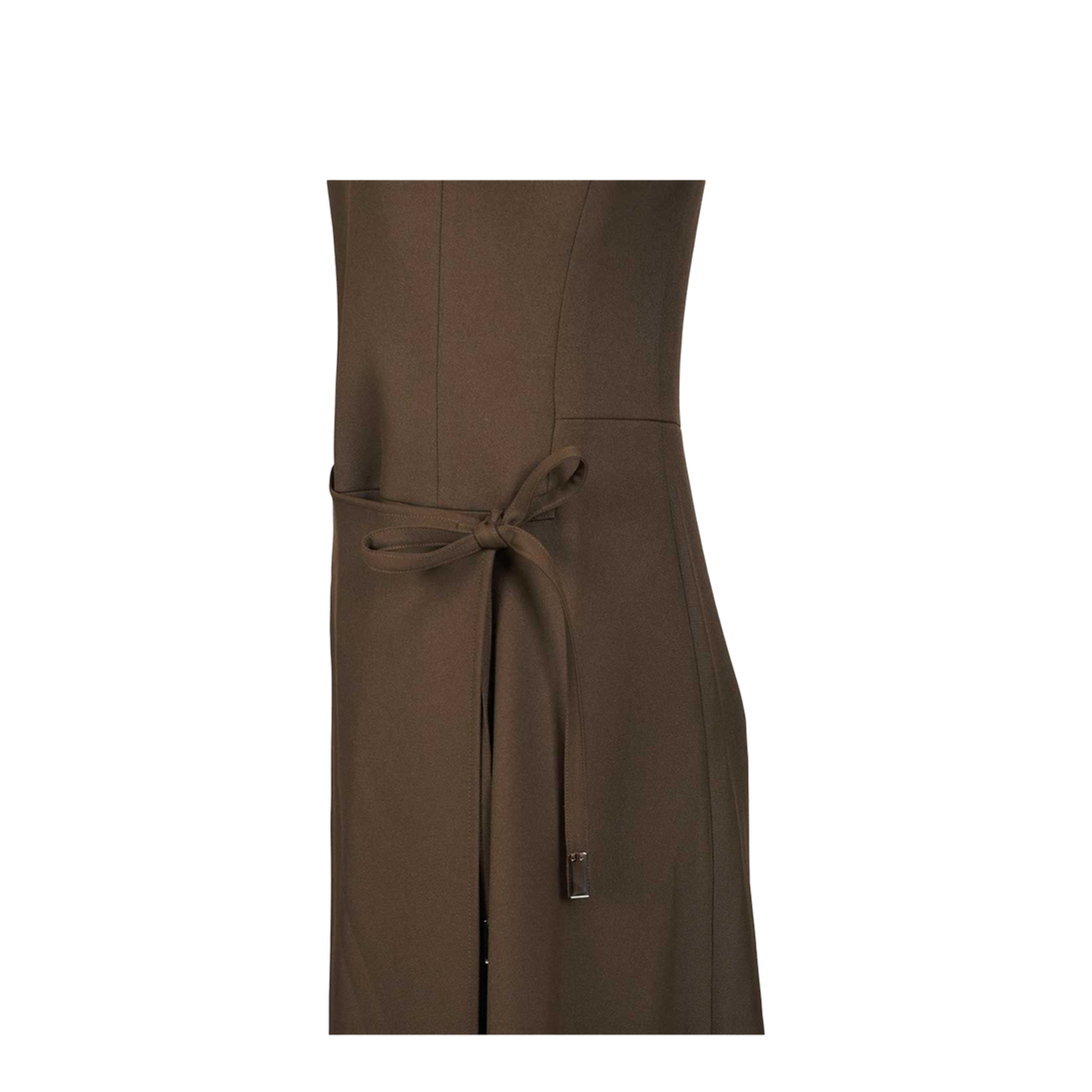 Twill Wrap Dress