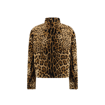 MAYFEYR -  - Printed Smooth Velvet Boxy Jacket - 2626046061600