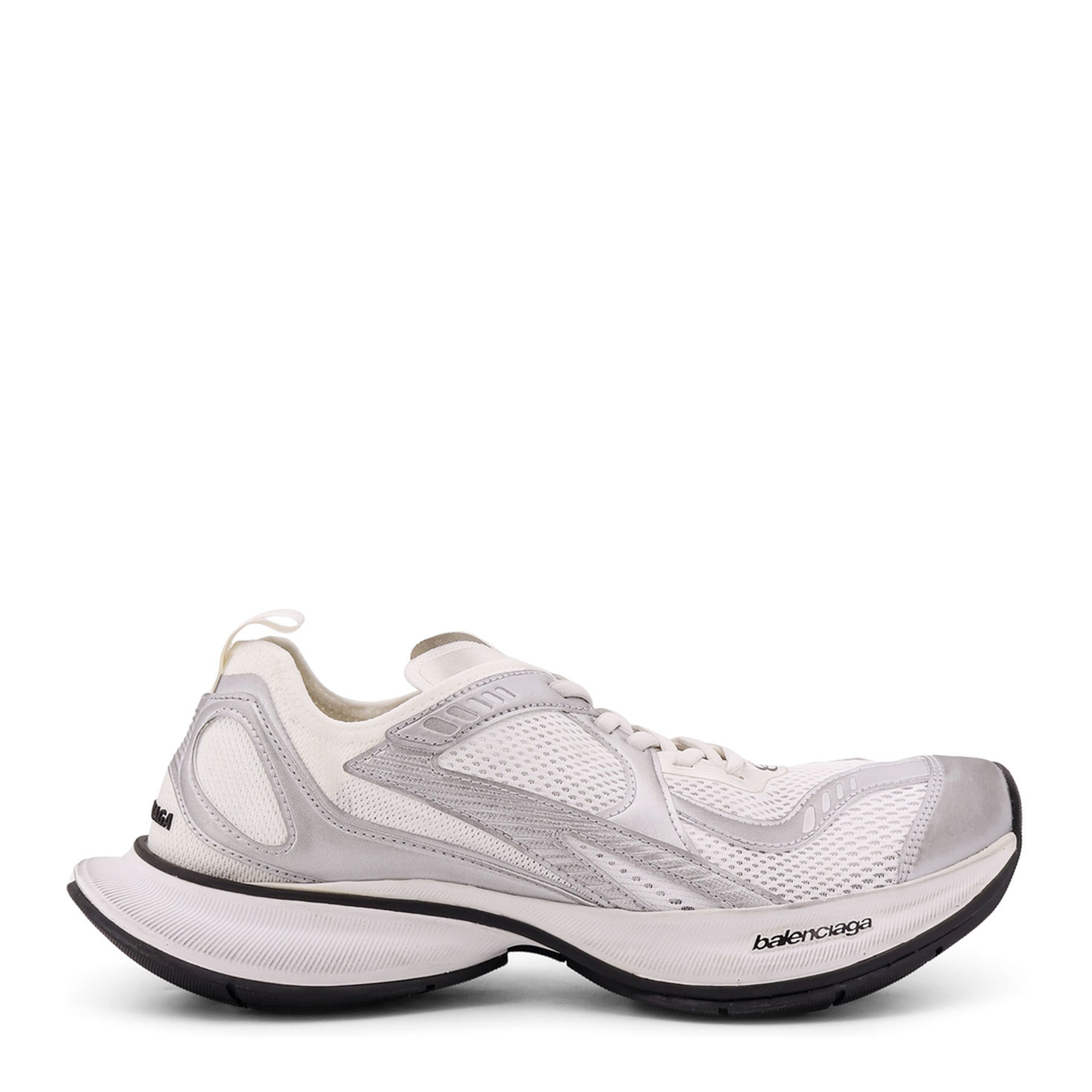 Circuit Sneaker Worn-Out White Silver