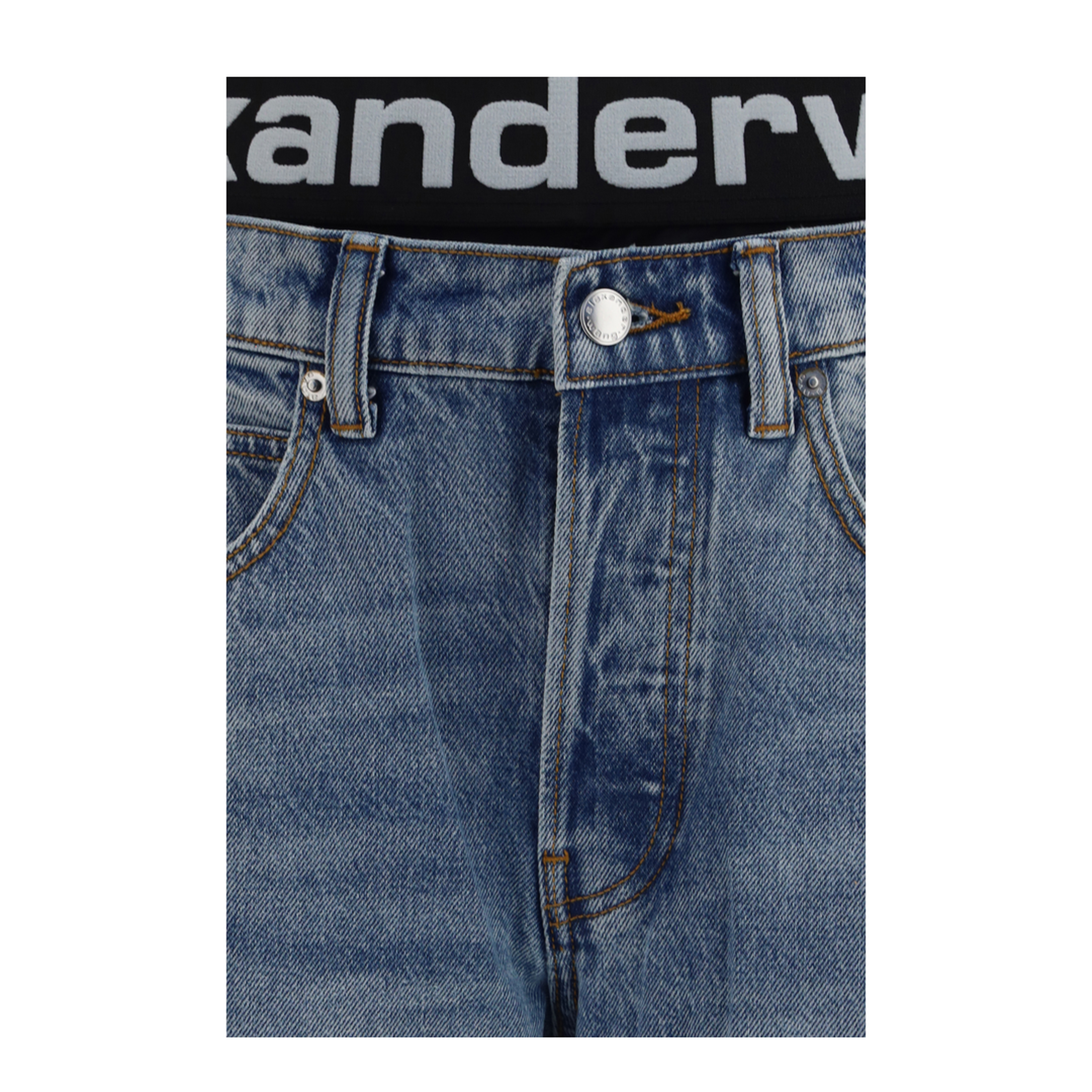 MAYFEYR - Alexander Wang - Layered Belt Logo-Waist Jeans - 4DC3264300