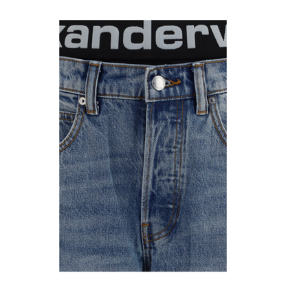 MAYFEYR - Alexander Wang - Layered Belt Logo-Waist Jeans - 4DC3264300