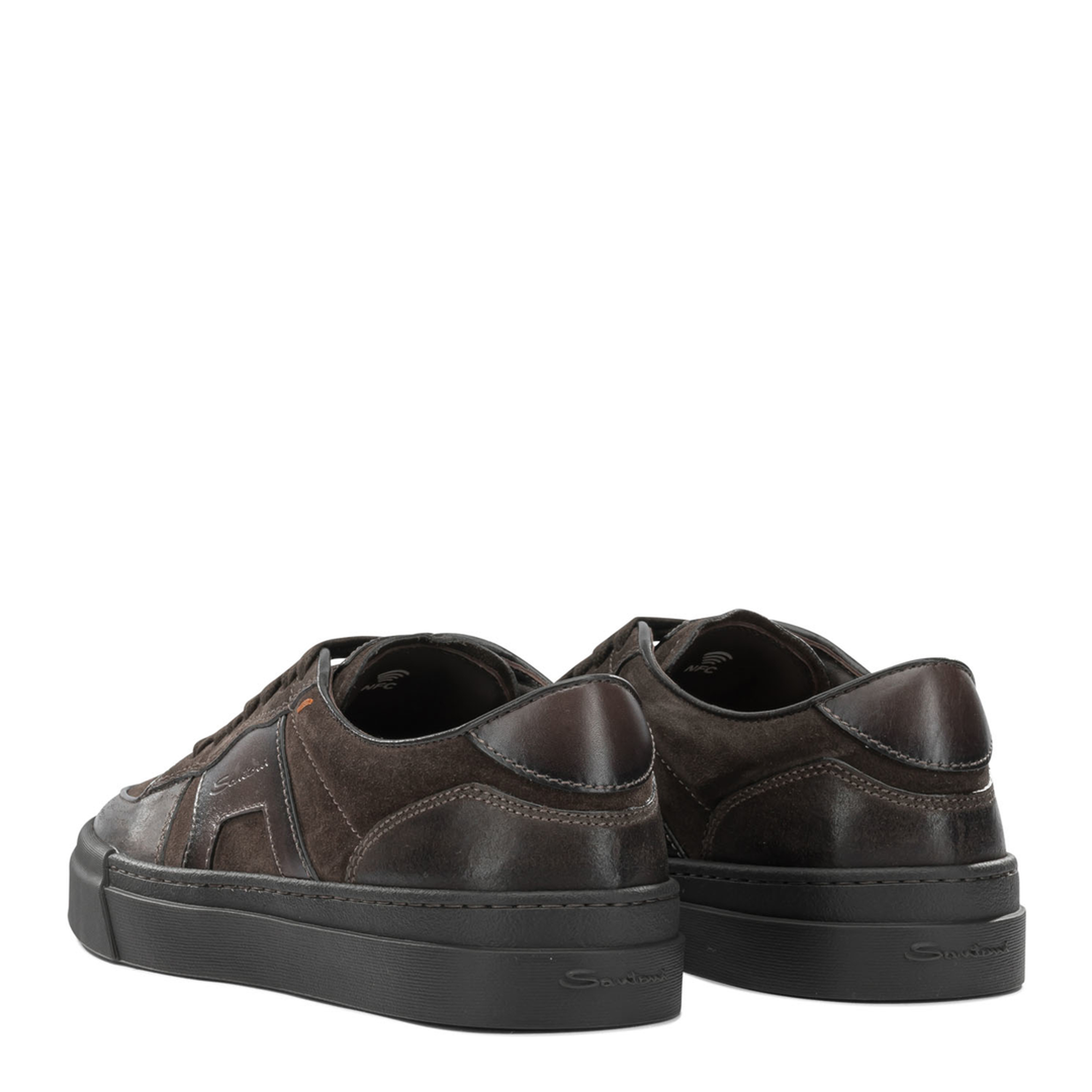 MAYFEYR - Santoni - Low Top Leather Sneakers - MBGT22221SMOTGEUT50T50