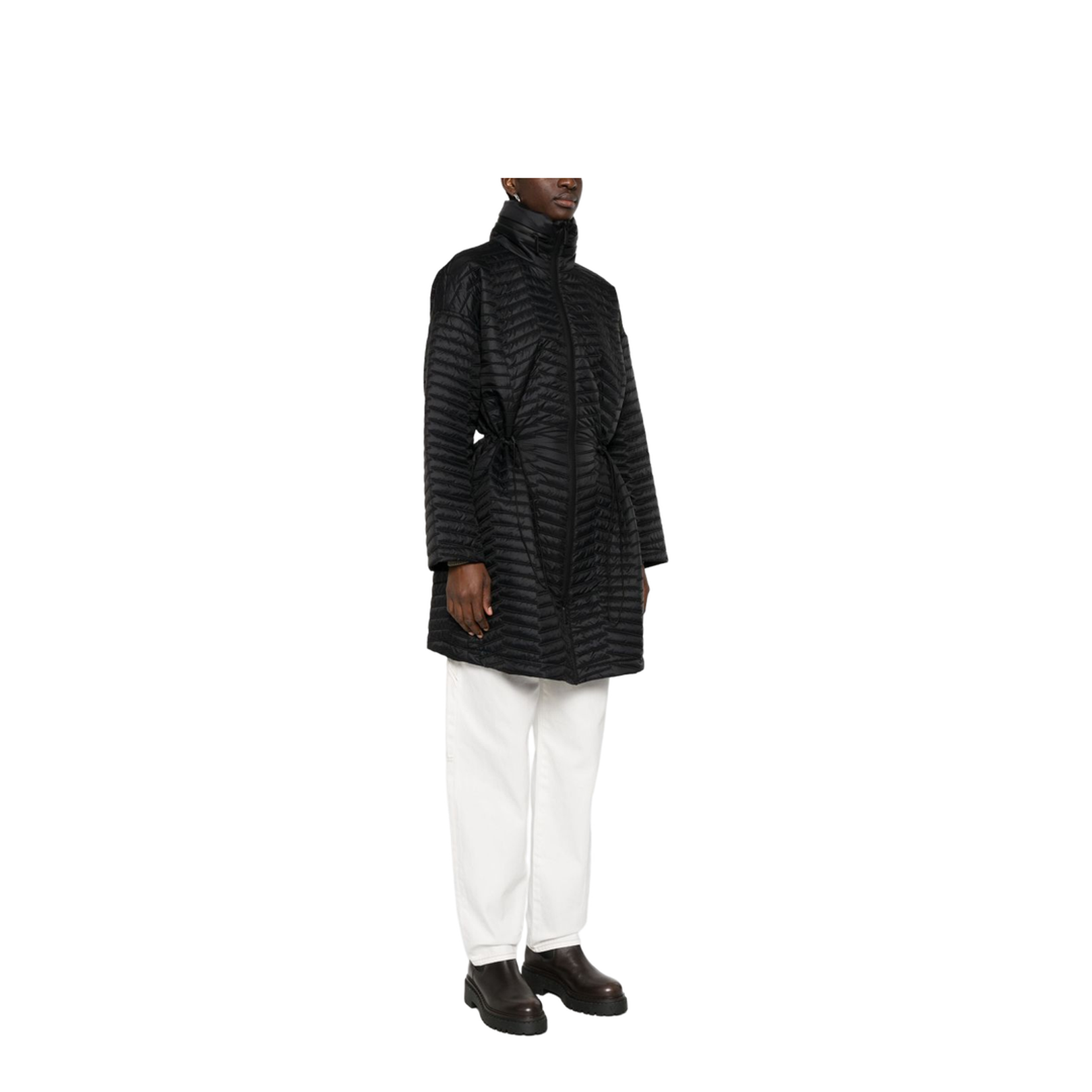 Nylon Midi Coat