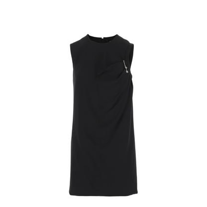 Satin Dress With Safety Pin