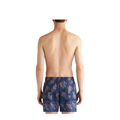 Paisley Print Swim Trunks