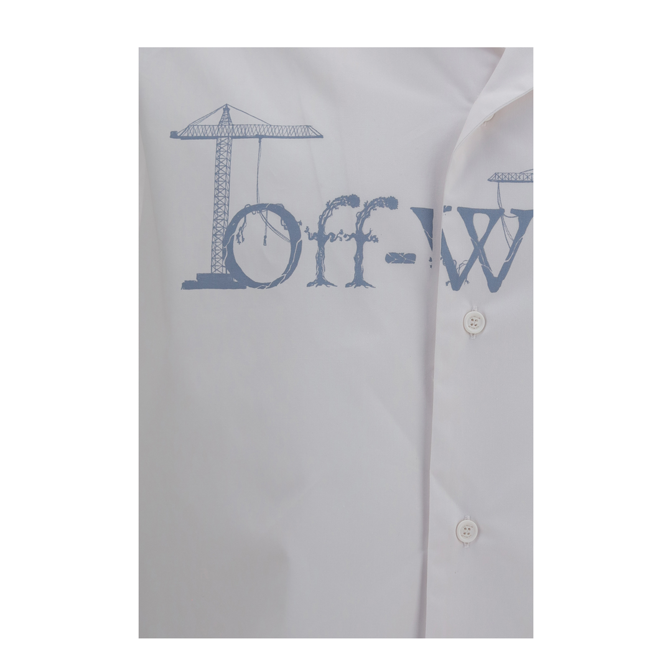 MAYFEYR - Off-White - City Nature Bowling Shirt - OMGG01QF26FAB00110