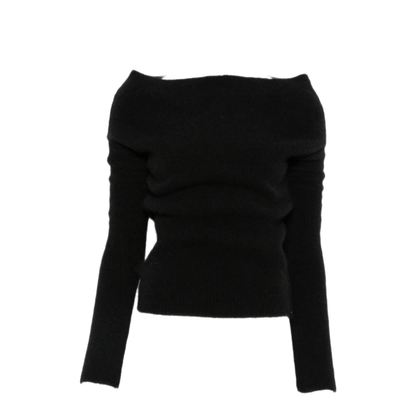 MAYFEYR - Rick Owens - Cowl Turtleneck Sweater - RP02F5675KWP09