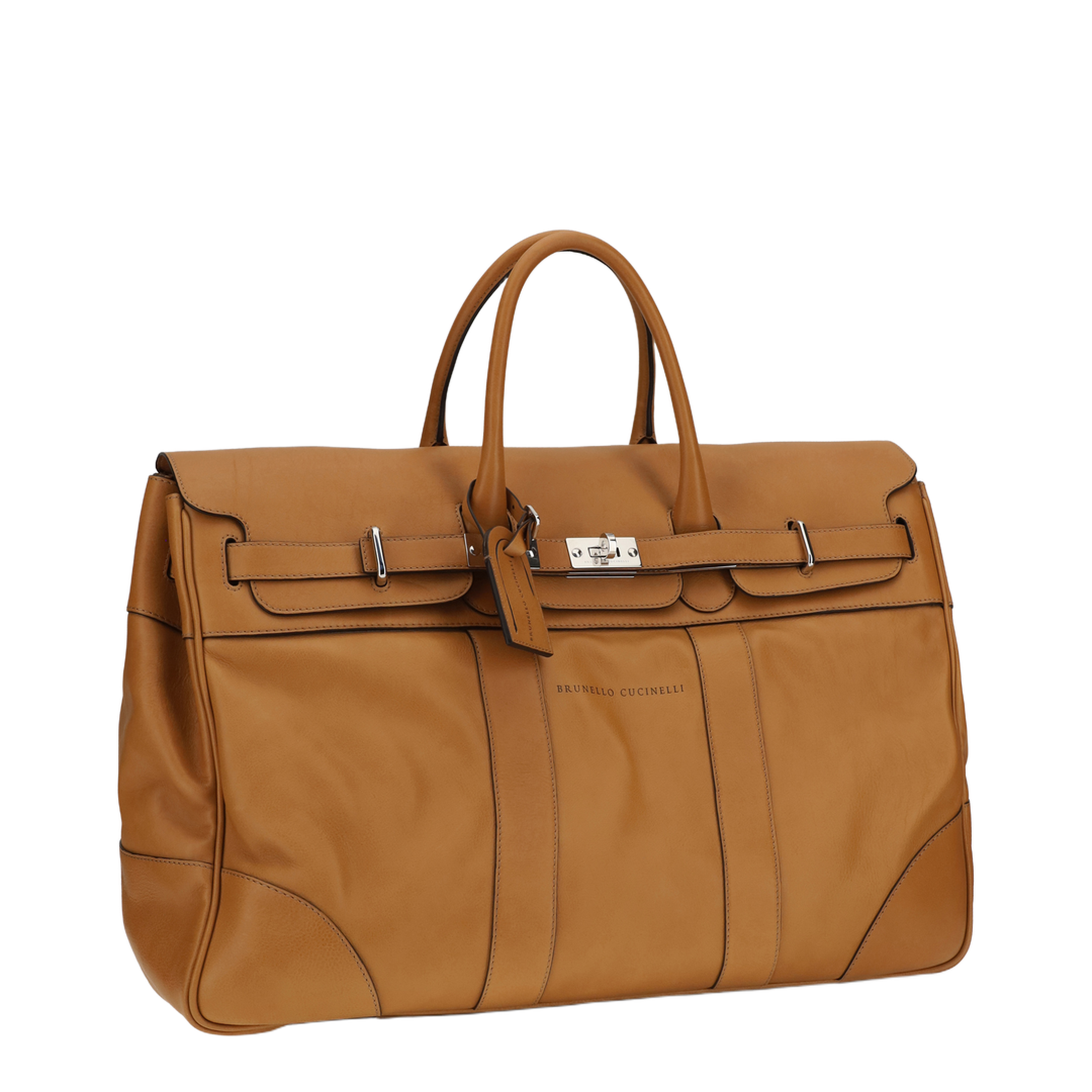 MAYFEYR - Brunello Cucinelli - Leather Travel Bag With Logo - MBTGBU071