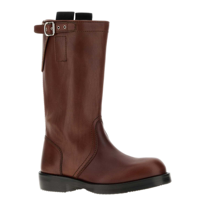 MAYFEYR - Dries Van Noten - Chocolate Leather Sneakers - 2620217230105358