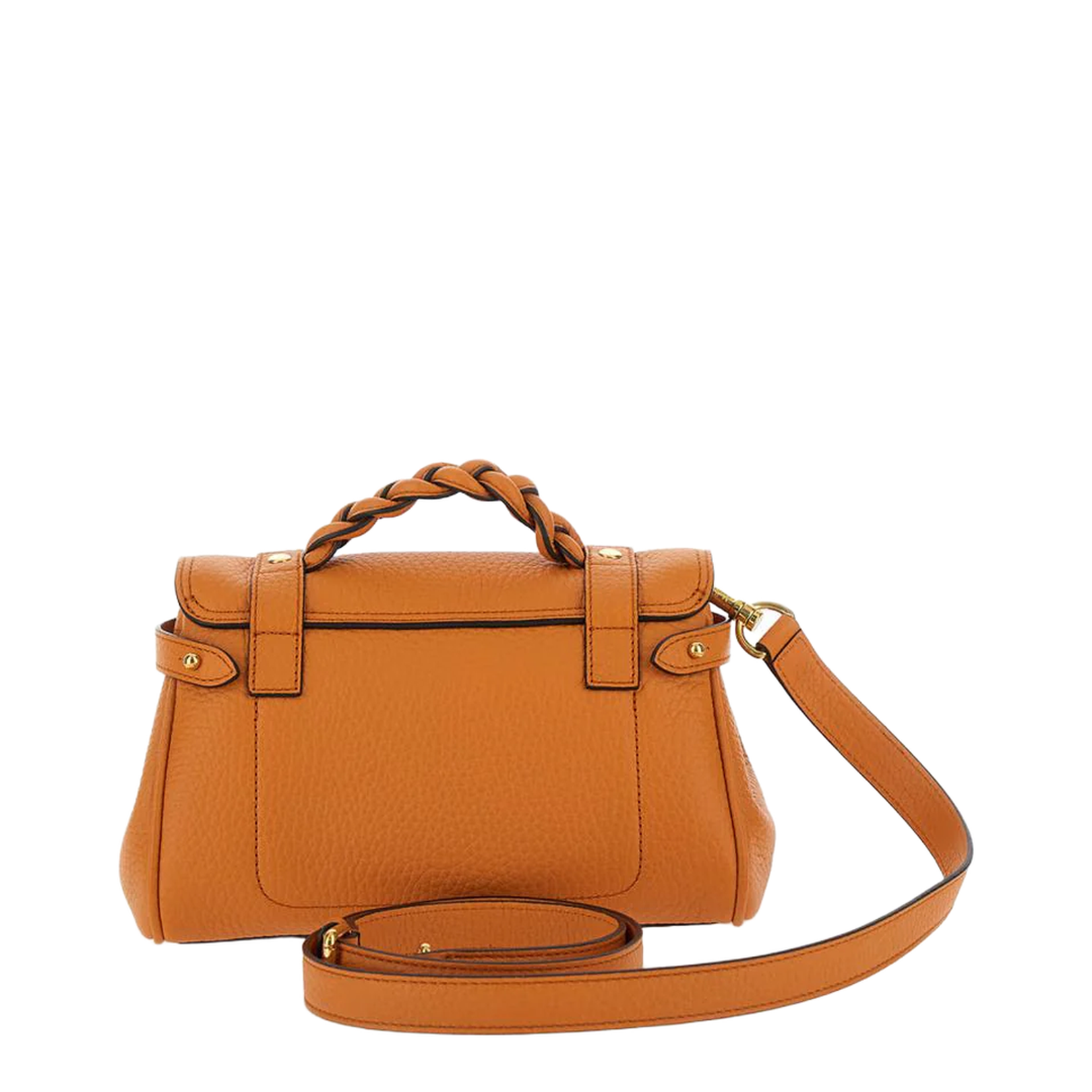 Mini Alexa Heavy Orange Crossbody Bag