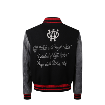 Gothic Ow Wool Varsity Jacket