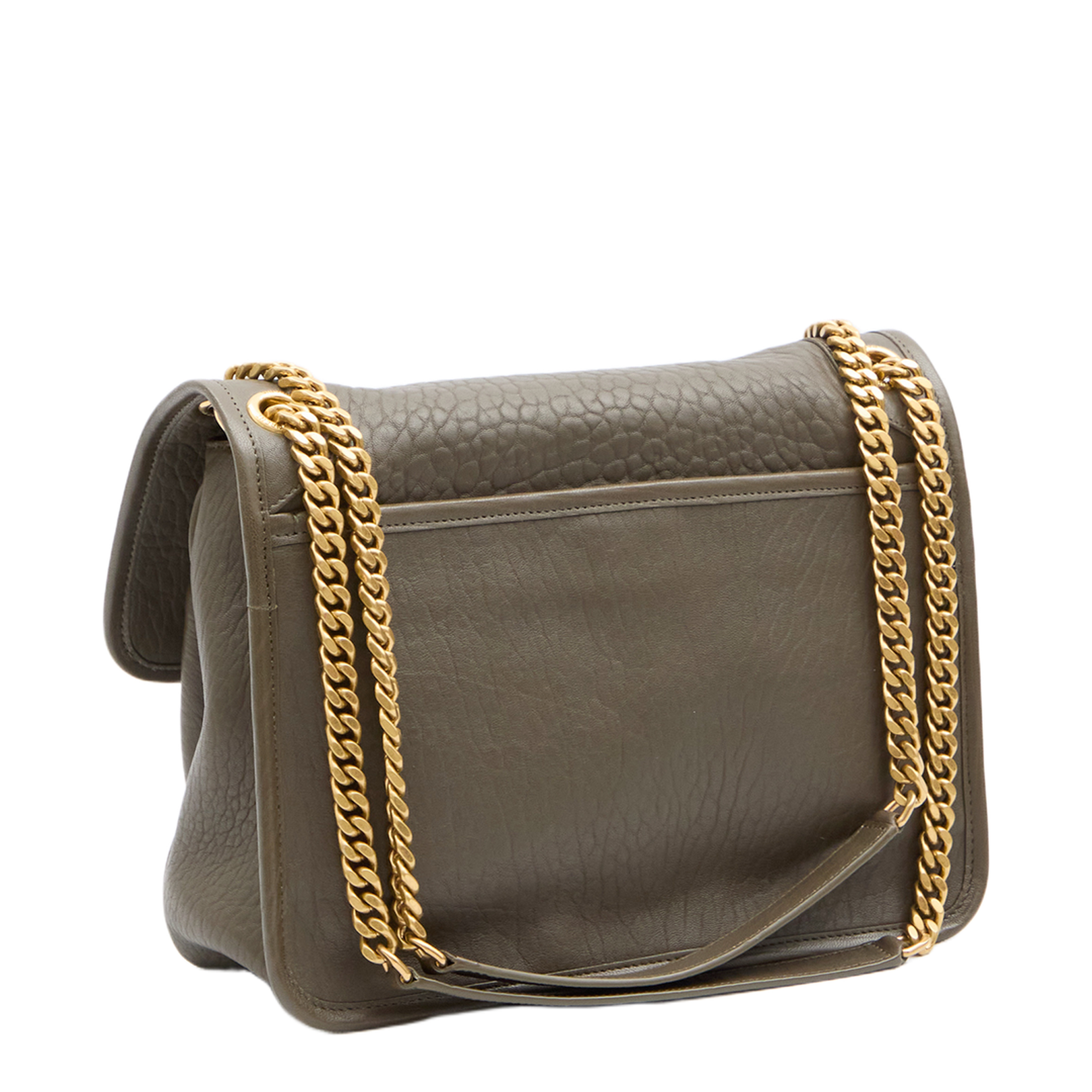 Dark Green Leather Medium Niki Shoulder Bag