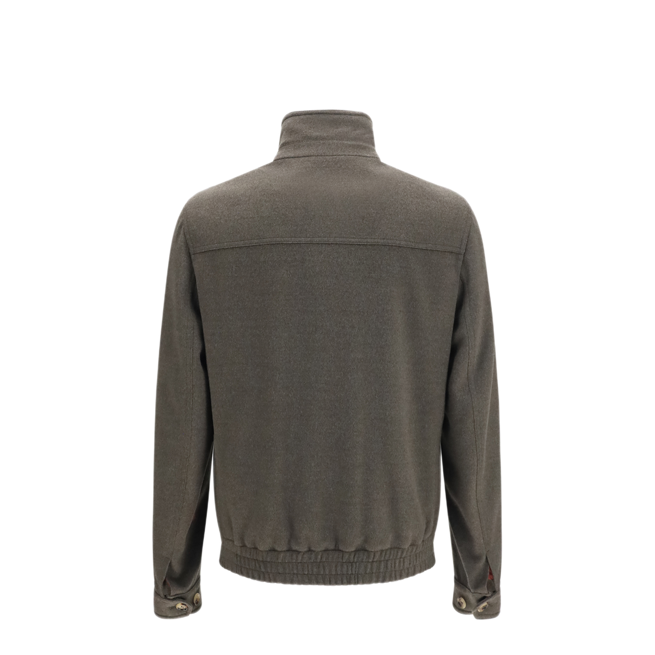 MAYFEYR - Brunello Cucinelli - Wool Zip Jacket With High Collar - MV4676379C014
