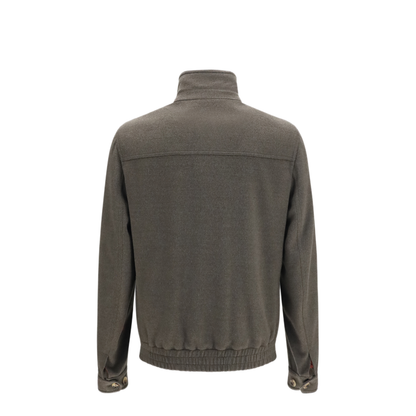 MAYFEYR - Brunello Cucinelli - Wool Zip Jacket With High Collar - MV4676379C014