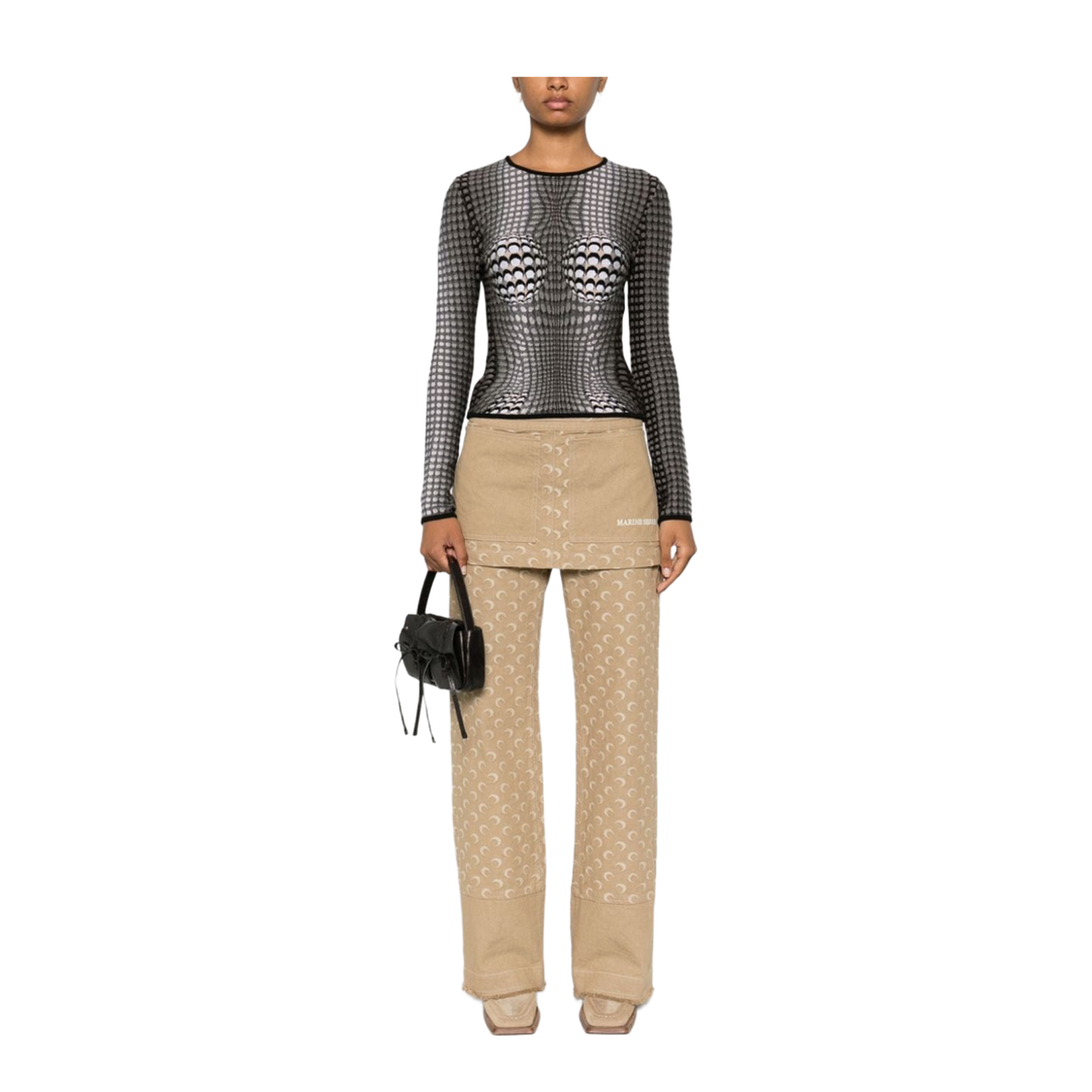 Stone Grey Longsleeve Top