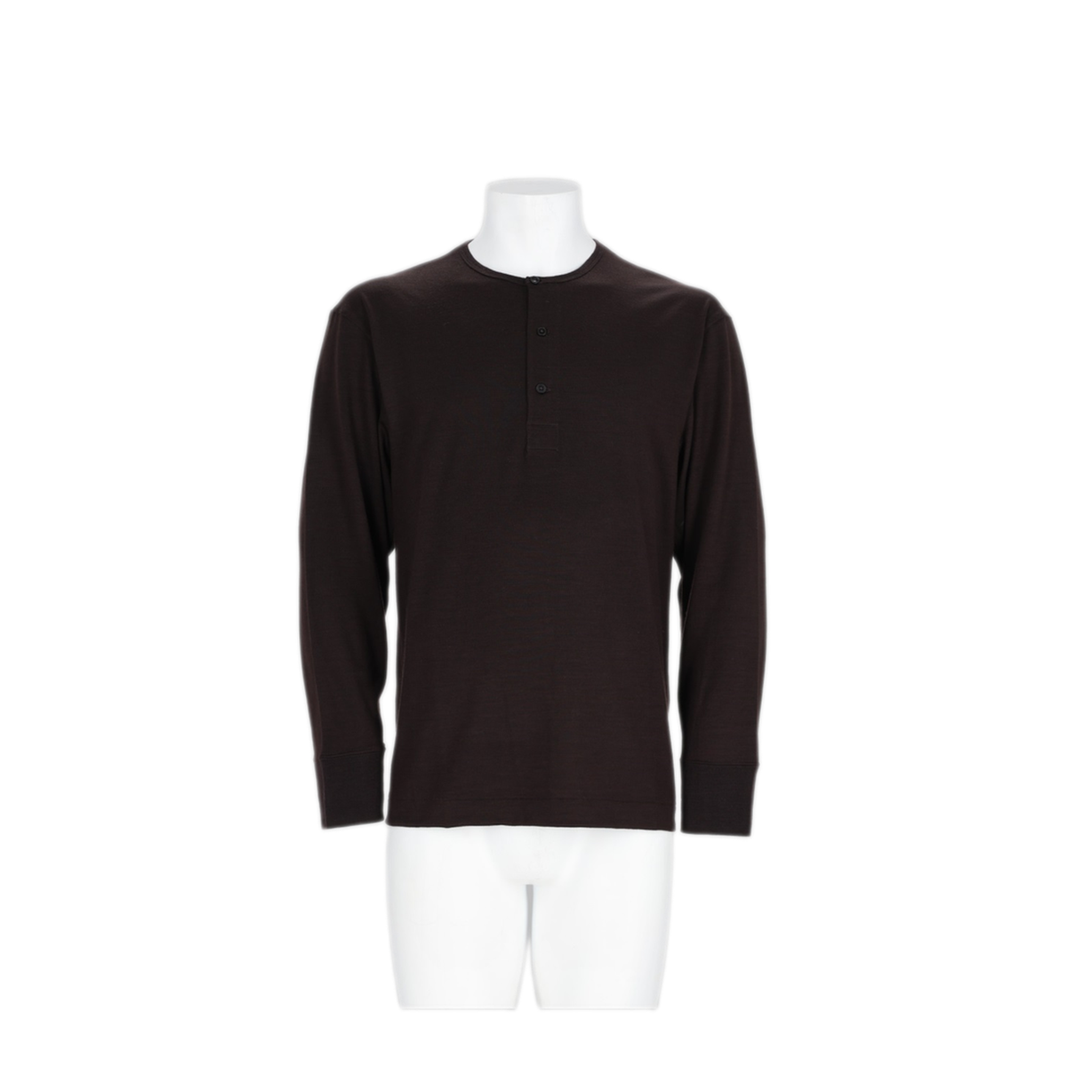 MAYFEYR - Studio Nicholson - Wool T Shirt In Black - KUYTOSNM1485BLACKGRAPE