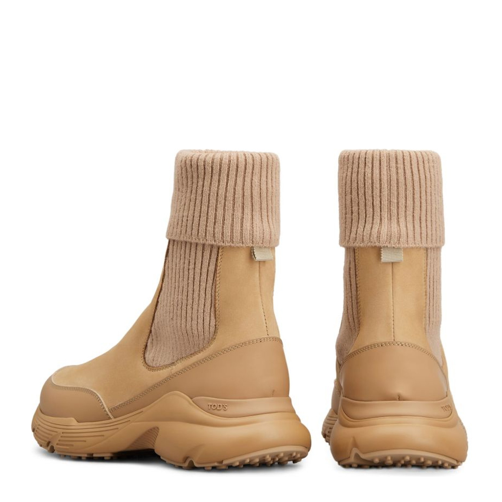Beige Slip-On Style Shoes