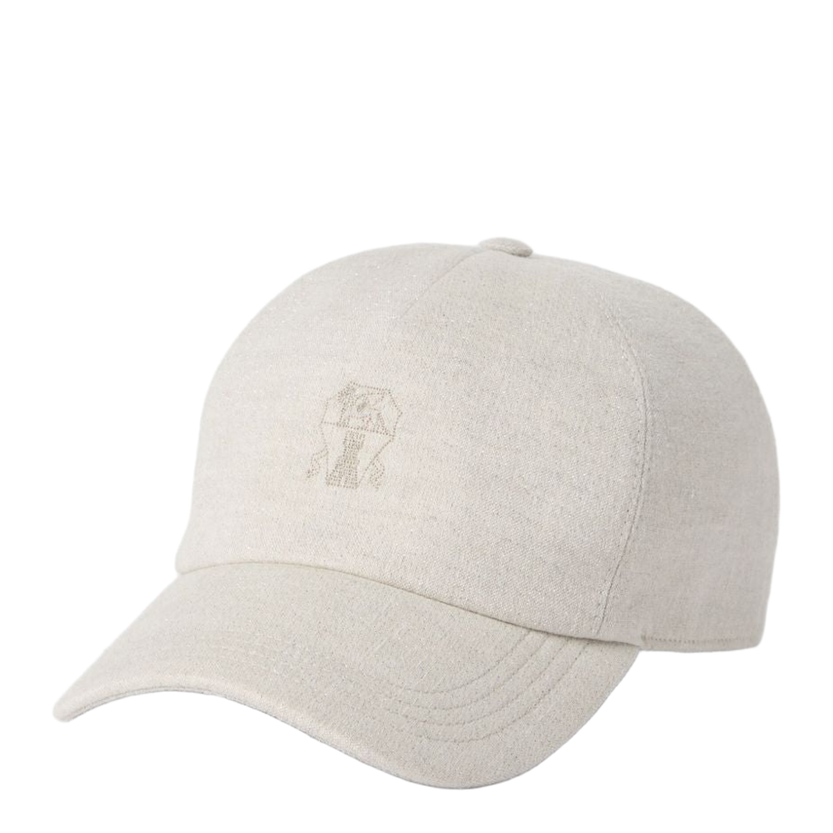 Beige Curved Peak Hat